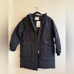 Everlane Black Puffer Jacket